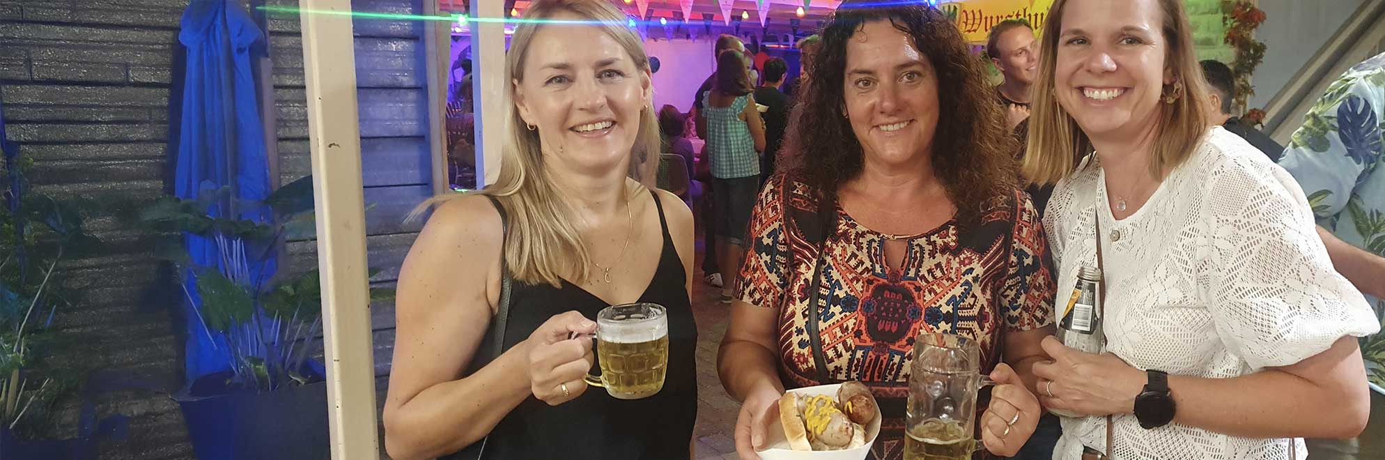 Weekly social functions and events.