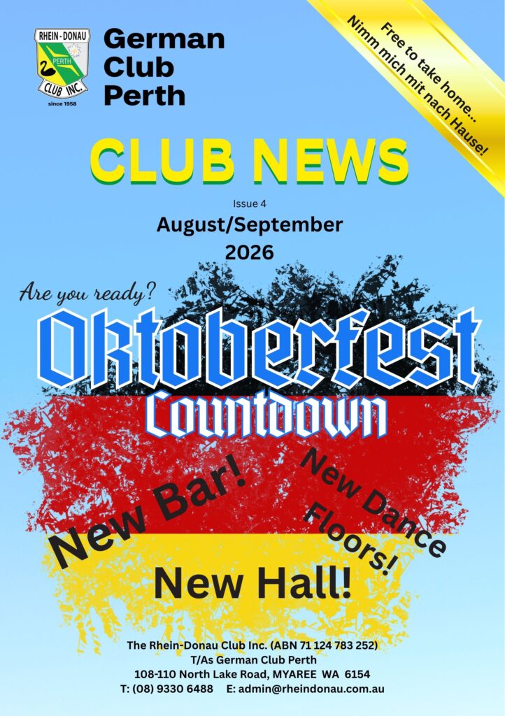 German Club News Cover page